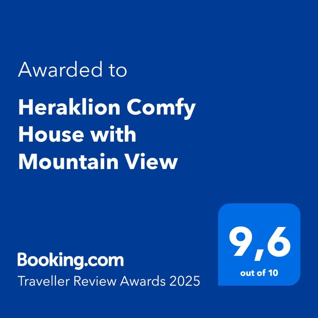 Heraklion Comfy House With Mountain View Ngoại thất bức ảnh